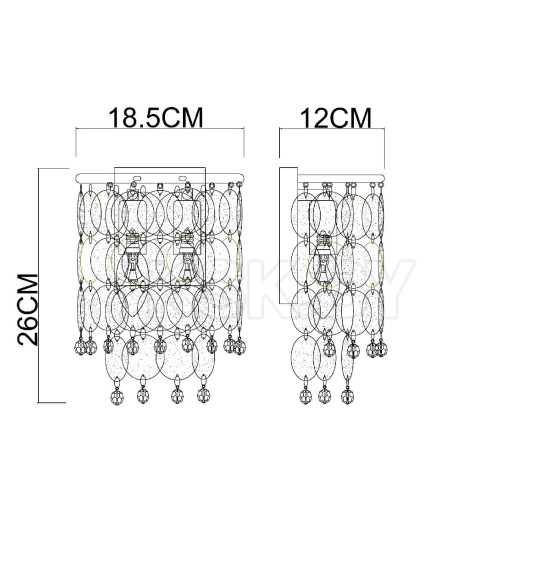 Светильник настенный ARTE LAMP A4089AP-2AB (A4089AP-2AB) 