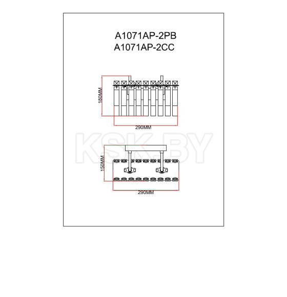 Светильник настенный ARTE LAMP A1071AP-2CC (A1071AP-2CC) 