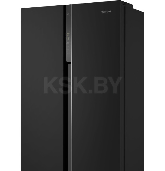 Холодильник Weissgauff WSBS 500 Inverter NoFrost Black Glass (WSBS500InverterNoFrostBlackGlass) 