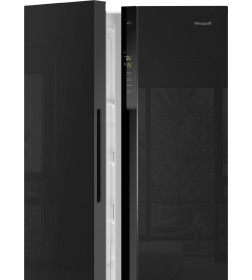 Холодильник Weissgauff WSBS 500 Inverter NoFrost Black Glass