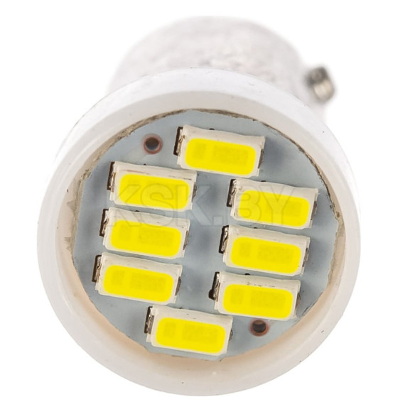 Автолампа диод T8,5 (T4W) 12V 8 SMD BA9s 1-конт Белая SKYWAY габарит/стоп/салон/номер (S08201228) 
