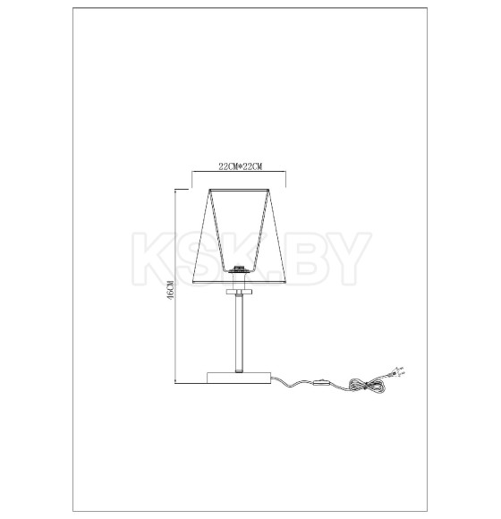 Светильник настольный ARTE LAMP A4098LT-1CC (A4098LT-1CC) 