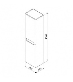 Пенал подвесной IDDIS Edifice 40 EDI40W0i97