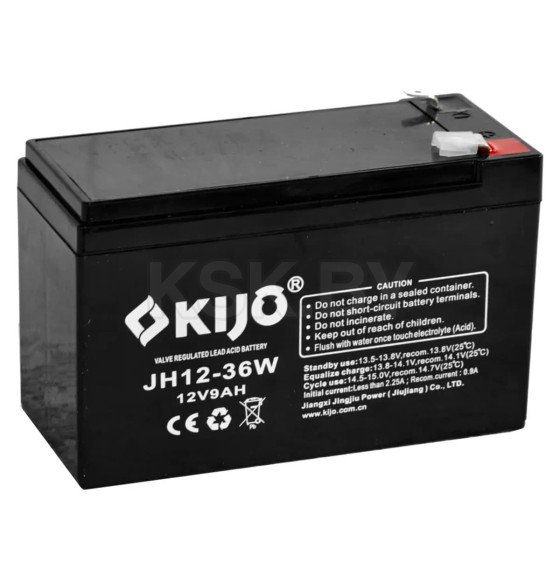 Аккумулятор Kijo JH12-36W (12V9AH) (F2) (JH12-36W) 