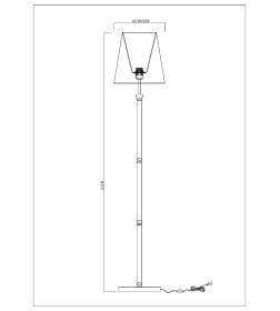 Светильник напольный ARTE LAMP A4098PN-1CC