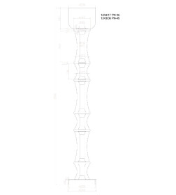 Светильник напольный Divinare 1243/06 PN-45