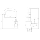 Смеситель для умывальника Esko Orlando  OL26M (OL26M) 