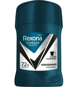 Антиперспирант-карандаш  Rexona  Men Невидимый на черном и белом  50мл