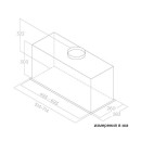 Вытяжка кухонная Elica LANE SENSOR BL MAT/A/72 (LANESENSORBLMAT/A/72) 