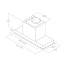 Вытяжка кухонная Elica HIDDEN ADVANCE IX/A/52 (HIDDENADVANCEIX/A/52) 