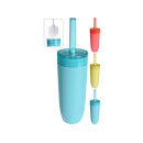 Ёрш для унитаза пластиковый,цвет голубой.АМ/63. арт.598813 (598813) 