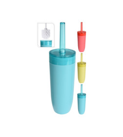 Ёрш для унитаза пластиковый,цвет голубой.АМ/63. арт.598813