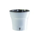 Горшок "ДАЛИ" 2,1 л, белый-черный