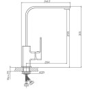 Смеситель для кухни Haiba HB70615-7, черный (HB70615-7) 