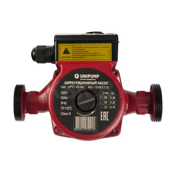 Насос циркуляционный Unipump UPC25-80 180 230V 50Hz (93873) 