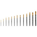 Набор сверл по металлу 1,5-6,5 мм HSS-Tin (13 шт.) Golden Tip Denzel 72318 (72318) 