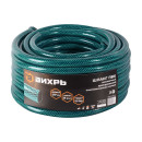 Шланг поливочный 3/4" 25 м ПВХ, трехслойный армированный (зеленый) Вихрь 73/7/2/1 (73/7/2/1) 