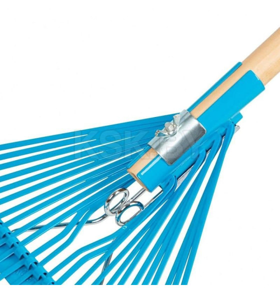 Грабли веерные стальные 540х1450 мм, 24 плоских зуба, лакированный черенок LUXE Palisad 617905 (617905) 