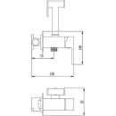 Гигиенический душ со смесителем Haiba HB5511-4, бронза (HB5511-4) 