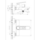 Смеситель для ванны Haiba HB60589, хром (HB60589) 