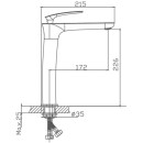 Смеситель для раковины Haiba HB11616, хром (HB11616) 