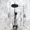 Душевая система Haiba HB24554-7, черный (HB24553-7) 