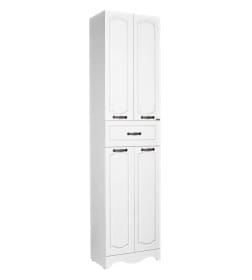 Пенал RICH 50 см. Белое дерево с верхним ящиком