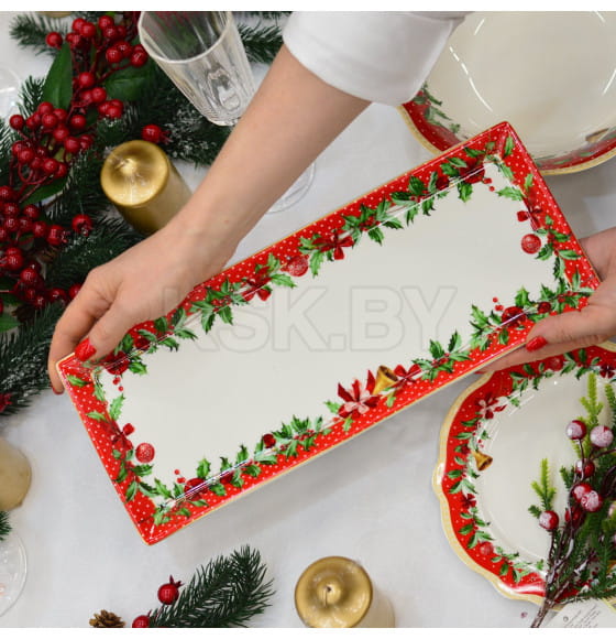 Блюдо фарфоровое 