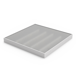 Светильник офисный LED 50W CRI90 6300lm 4000K IP40 595х595х50 мм с БАП (призма) Gauss MiR G1-A0-00070-01GA3-4005040