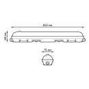 Светильник LED 18W 2160lm 6500K 175-265V IP65 600х60х58 мм (матовый, сенсор, соединение в линию) Gauss ССП-176 EVO-S 864424318-S (864424318-S) 