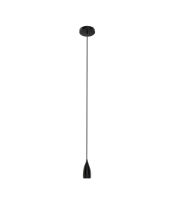 Светильник подвесной E27 1 м (черный) Gauss Decor PL031