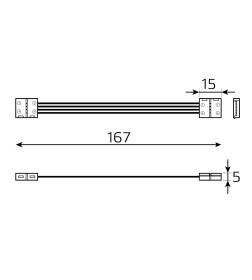 Набор коннекторов для светодиодной ленты RGB 5050 12V 10 мм IP20 Gauss Basic BT434