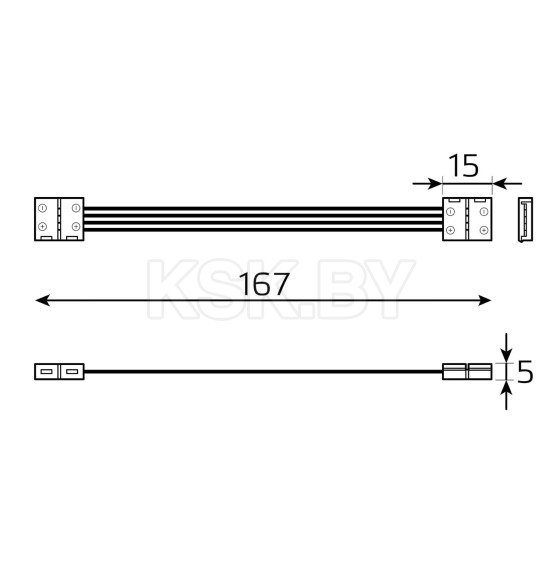 Набор коннекторов для светодиодной ленты RGB 5050 12V 10 мм IP20 Gauss Basic BT434 (BT434) 