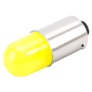 Автолампа диод T8,5 (T4W) 12V 1 COB BA9s 1-конт Белая SKYWAY комп.2 шт габарит/стоп/салон/номер (S08201081) 