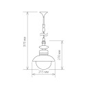 Уличный свет Talli F 3002F брауни ES (a038484) 