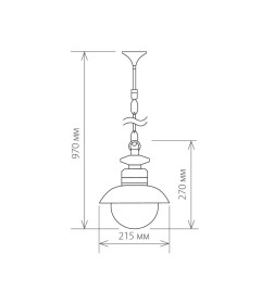 Уличный свет Talli F 3002F брауни ES