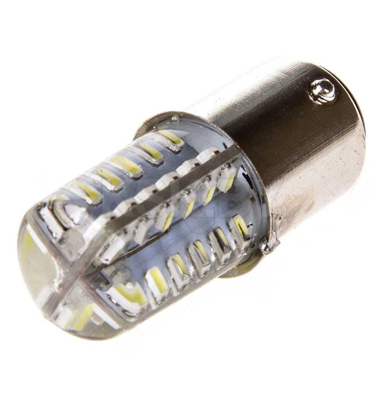 Автолампа диод S25 (P21/5W) 12V 48 SMD BAY15d 2-конт Белая SKYWAY комп.2 шт (S08201053) 