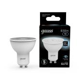 Лампа Gauss MR16 9W 830lm 4100K GU10 LED 