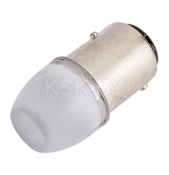 Автолампа диод S25 (P21/5W) 12V 3 SMD BAY15d 2-конт Белая SKYWAY комп.2 шт (S08201253) 