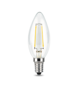 Лампа Gauss Filament Свеча 9W 710lm 4100К Е14 LED 