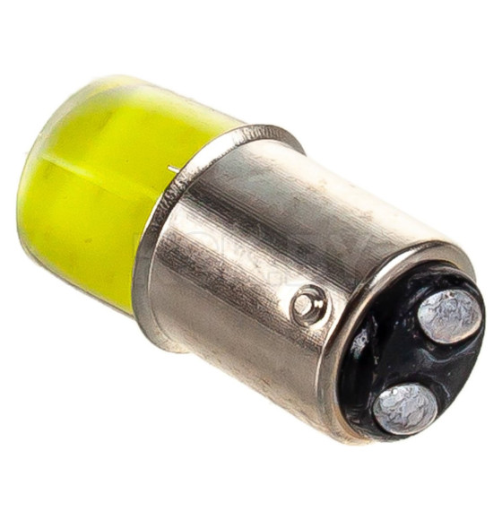 Автолампа диод S25 (P21/5W) 12V 2 COB BAY15d 2-конт Белая SKYWAY комп.2 шт (S08201248) 