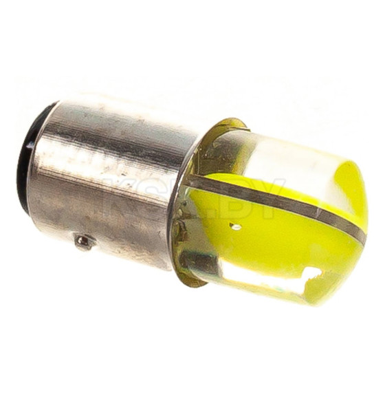 Автолампа диод S25 (P21/5W) 12V 2 COB BAY15d 2-конт Белая SKYWAY комп.2 шт (S08201248) 