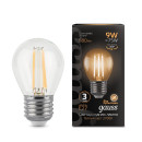 Лампа Gauss Filament Шар 9W 680lm 2700К Е27 LED  (105802109) 