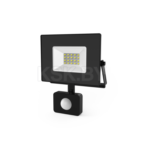 Прожектор Gauss Elementary-S 30W 2850lm 6500К 175-265V IP65 черный с датчиком движения LED  (628511330) 