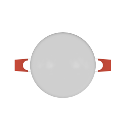 Светильник встраиваемый 9W, 800lm, 4000K, Ø85mm, монтаж 55-75 мм, круг Gauss Elementary Adj. Frameless 9034460209