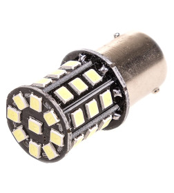 Автолампа диод S25 (P21W) 12V 33 SMD BA15s 1-конт Белая SKYWAY комп.2 шт