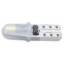 Автолампа диод T5 (W1,2W) 12V 2 SMD 1-конт биполярная Белая SKYWAY комп.10 шт панель (S08201458) 