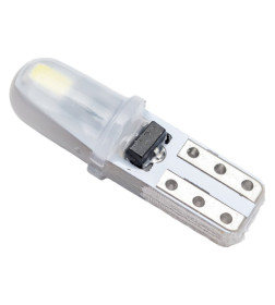 Автолампа диод T5 (W1,2W) 12V 2 SMD 1-конт биполярная Белая SKYWAY комп.10 шт панель