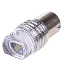 Автолампа диод S25 (P21W) 12V 9 SMD BA15s 1-конт Белая SKYWAY FLASH комп.2 шт