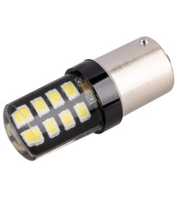 Автолампа диод S25 (P21W) 12/24V 16 SMD BA15s 1-конт Белая SKYWAY комп.2 шт